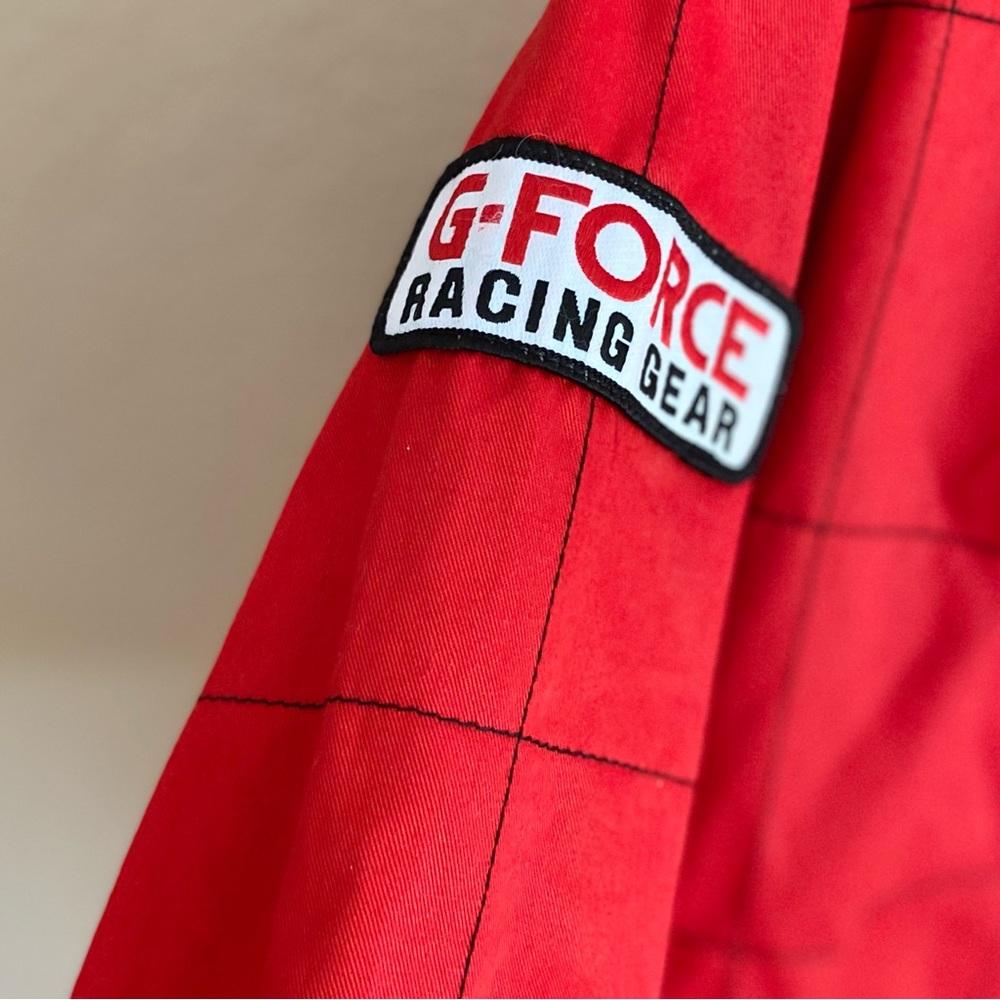 Jacket - G Force Auto Racing - Red  SFI 3-2A/1 ~ Med ~ Fire Retardant (FR) - VGC - Picture 3 of 10